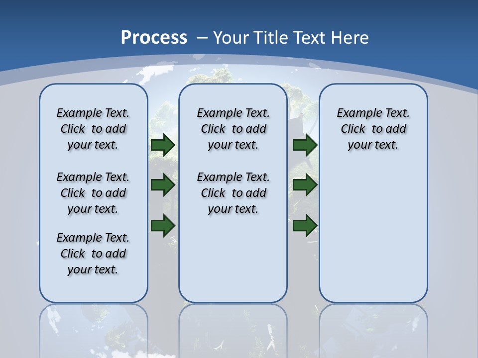 Space Aerial Globe PowerPoint Template