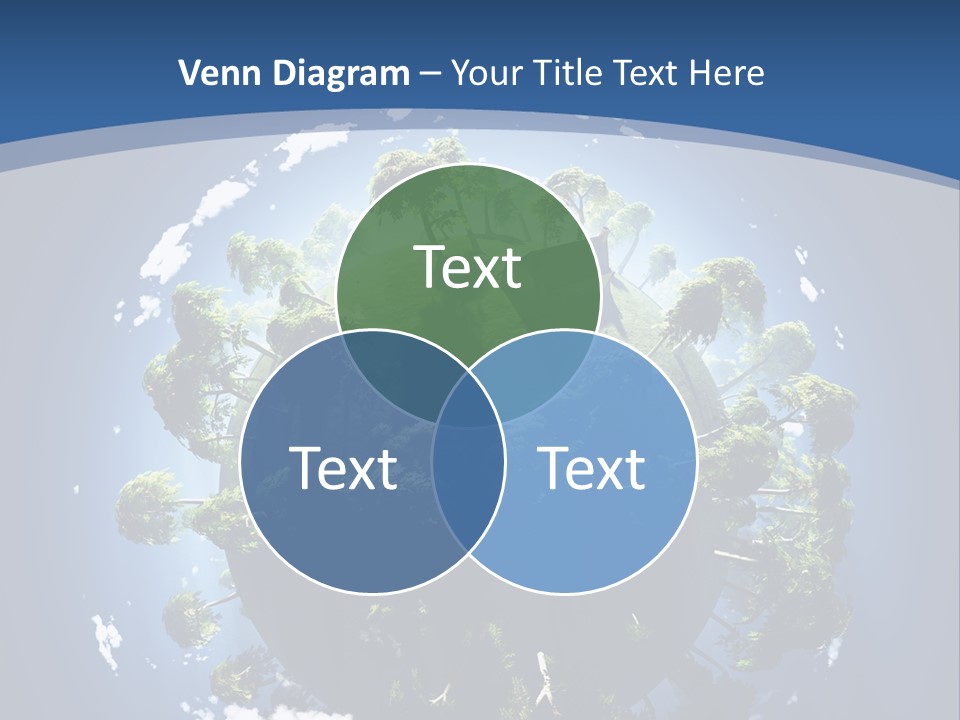 Space Aerial Globe PowerPoint Template