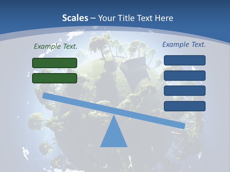 Space Aerial Globe PowerPoint Template