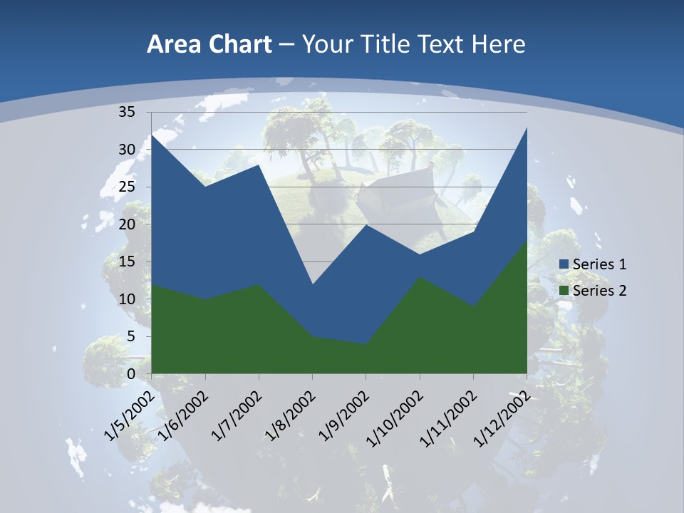 Space Aerial Globe PowerPoint Template