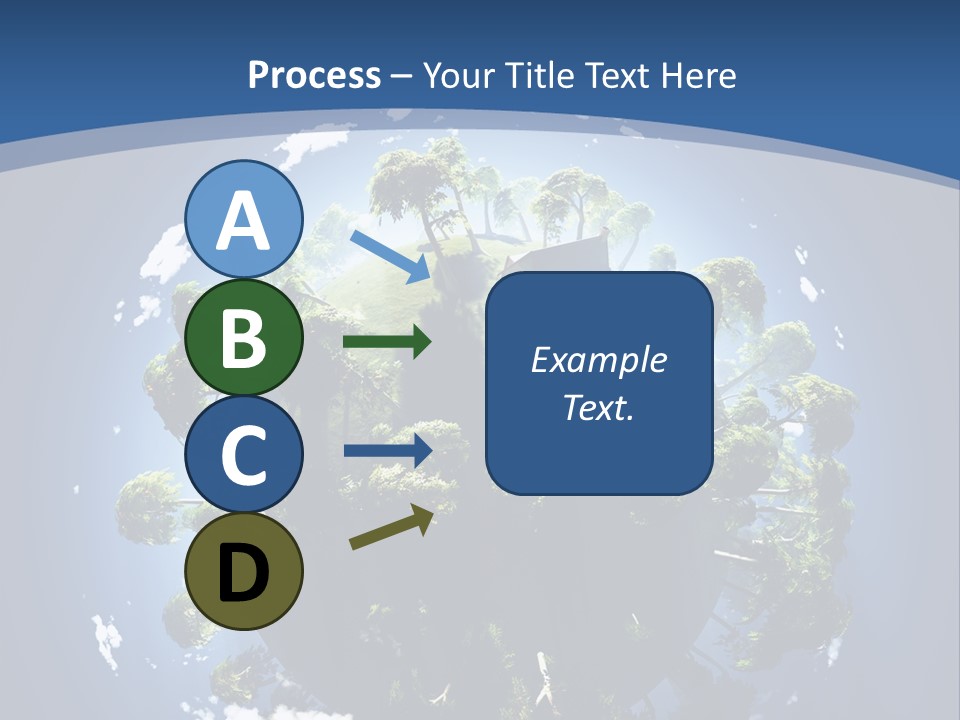 Space Aerial Globe PowerPoint Template