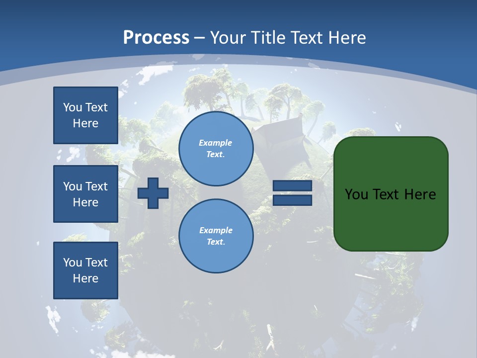 Space Aerial Globe PowerPoint Template
