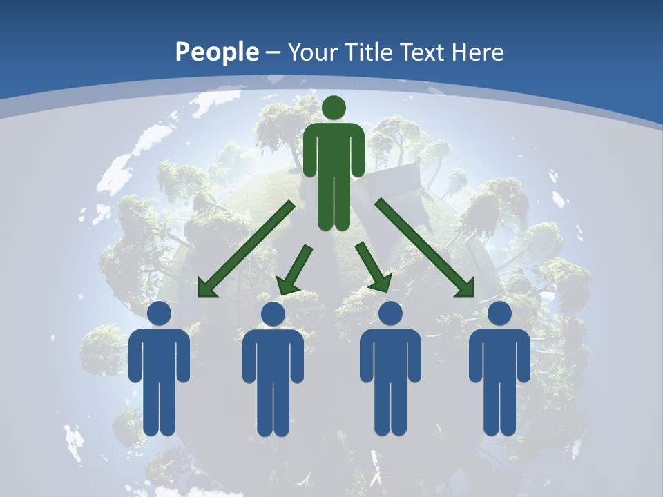 Space Aerial Globe PowerPoint Template