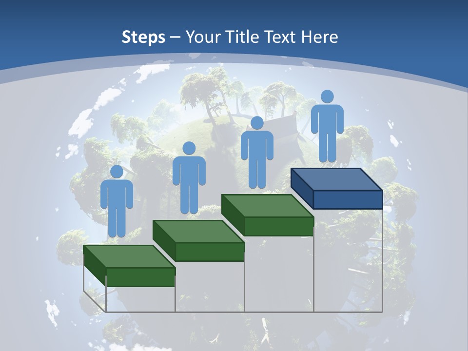 Space Aerial Globe PowerPoint Template