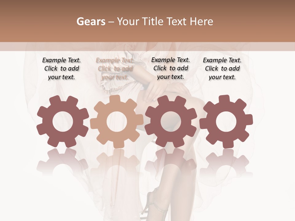 Hands Lady Legs PowerPoint Template