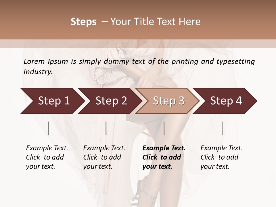 Hands Lady Legs PowerPoint Template