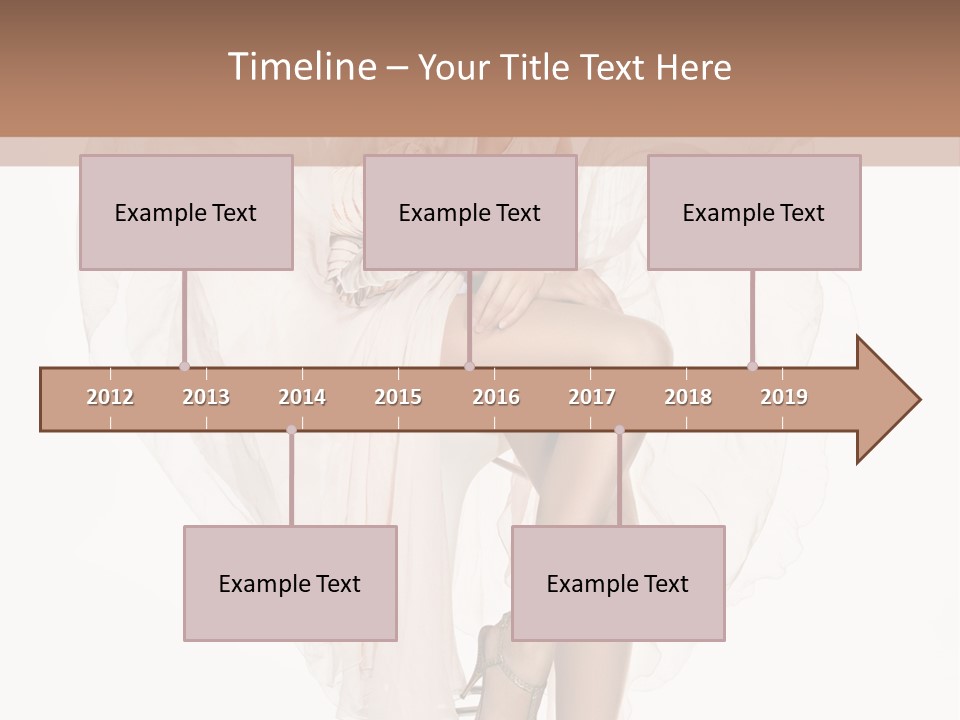 Hands Lady Legs PowerPoint Template