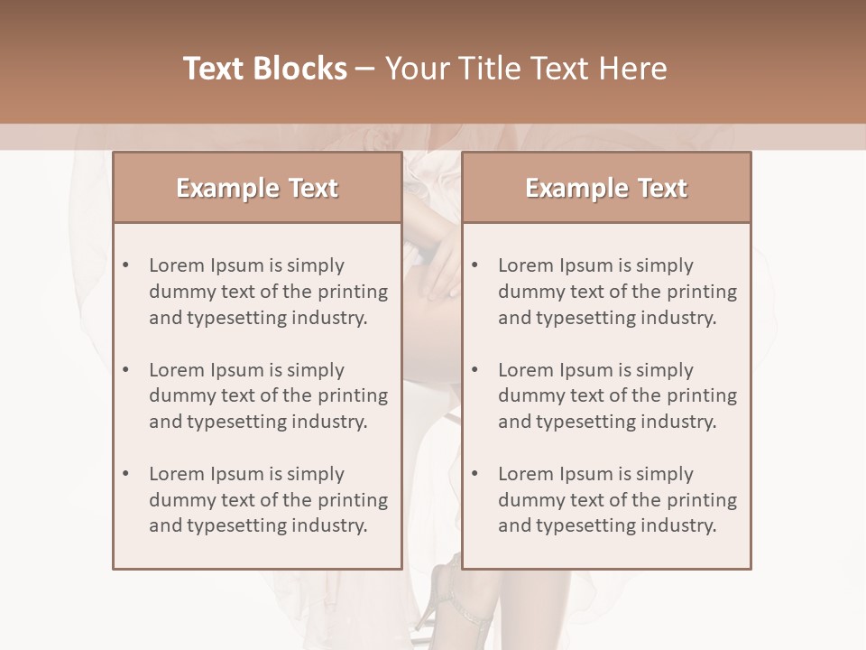 Hands Lady Legs PowerPoint Template