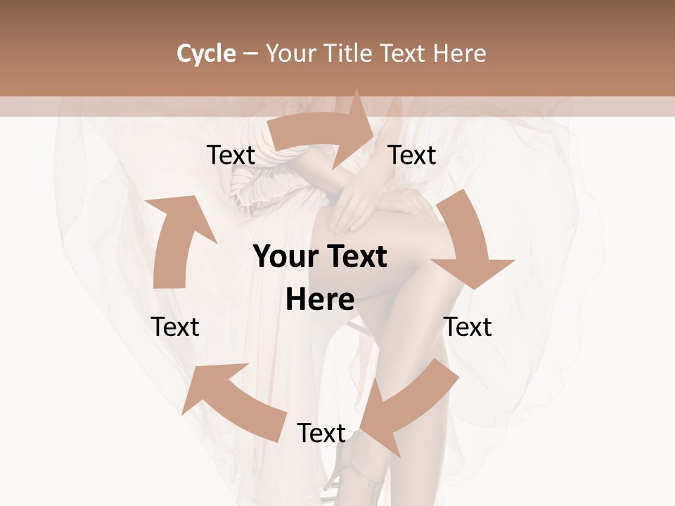 Hands Lady Legs PowerPoint Template