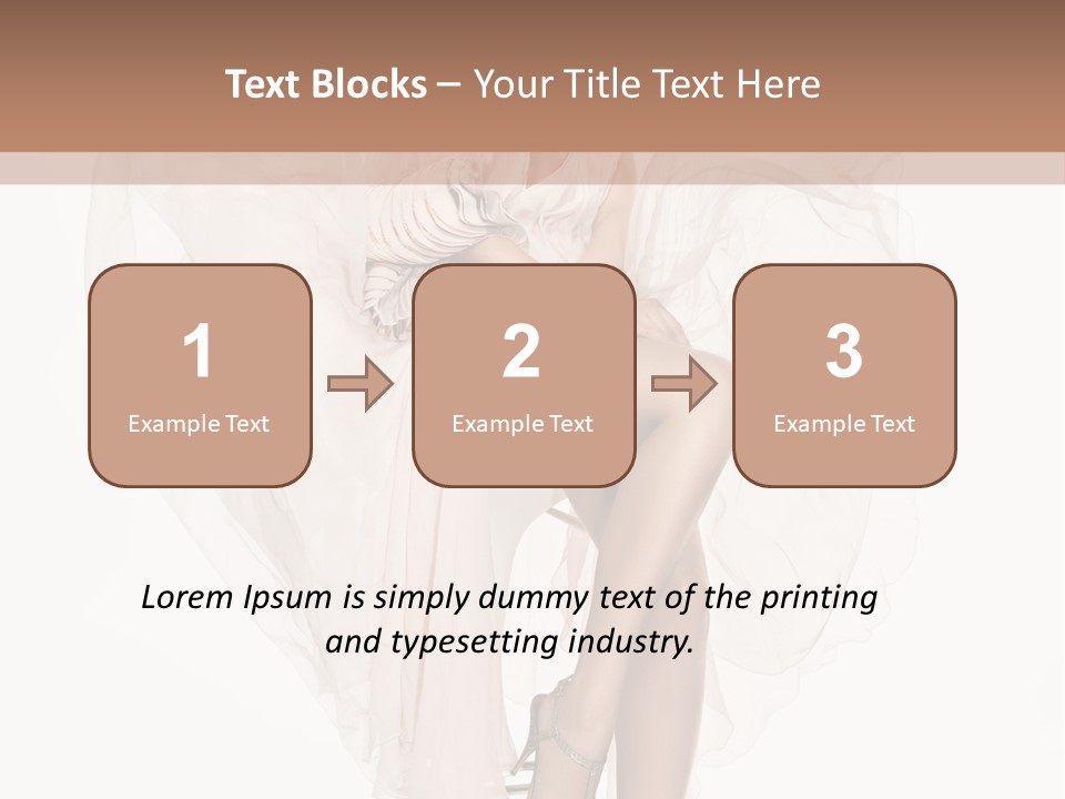 Hands Lady Legs PowerPoint Template