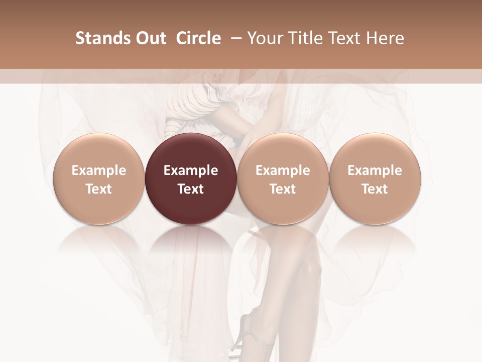 Hands Lady Legs PowerPoint Template