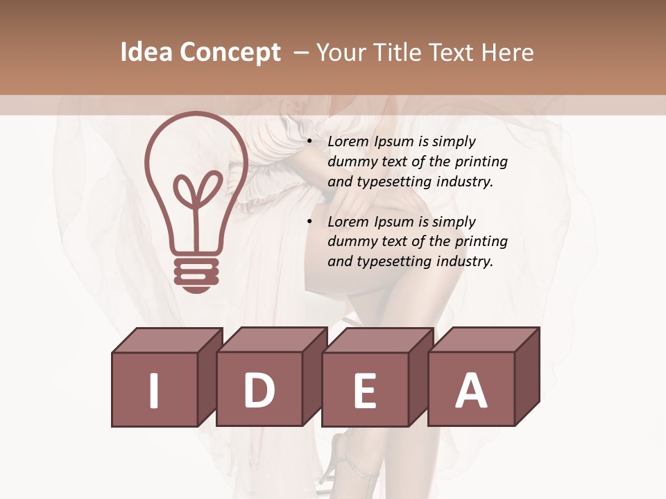 Hands Lady Legs PowerPoint Template