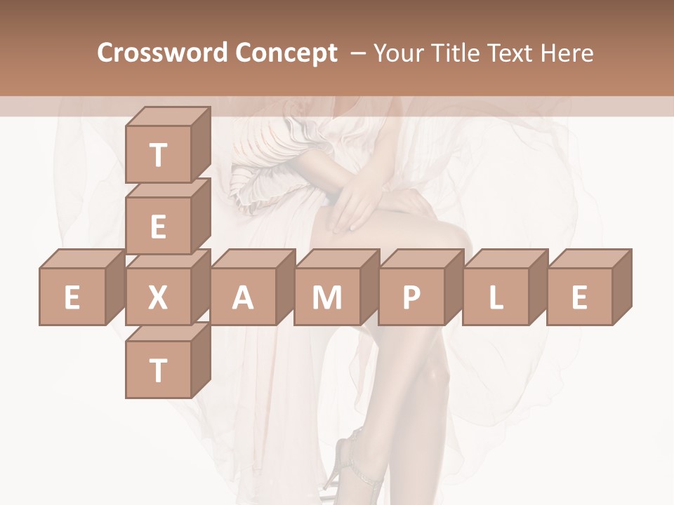 Hands Lady Legs PowerPoint Template