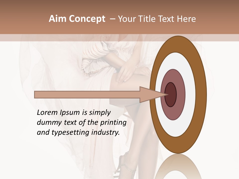 Hands Lady Legs PowerPoint Template