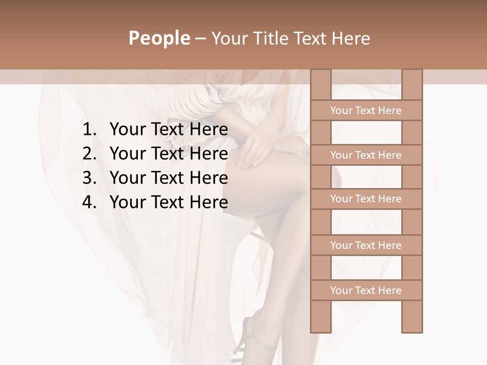 Hands Lady Legs PowerPoint Template