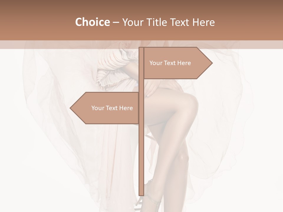 Hands Lady Legs PowerPoint Template