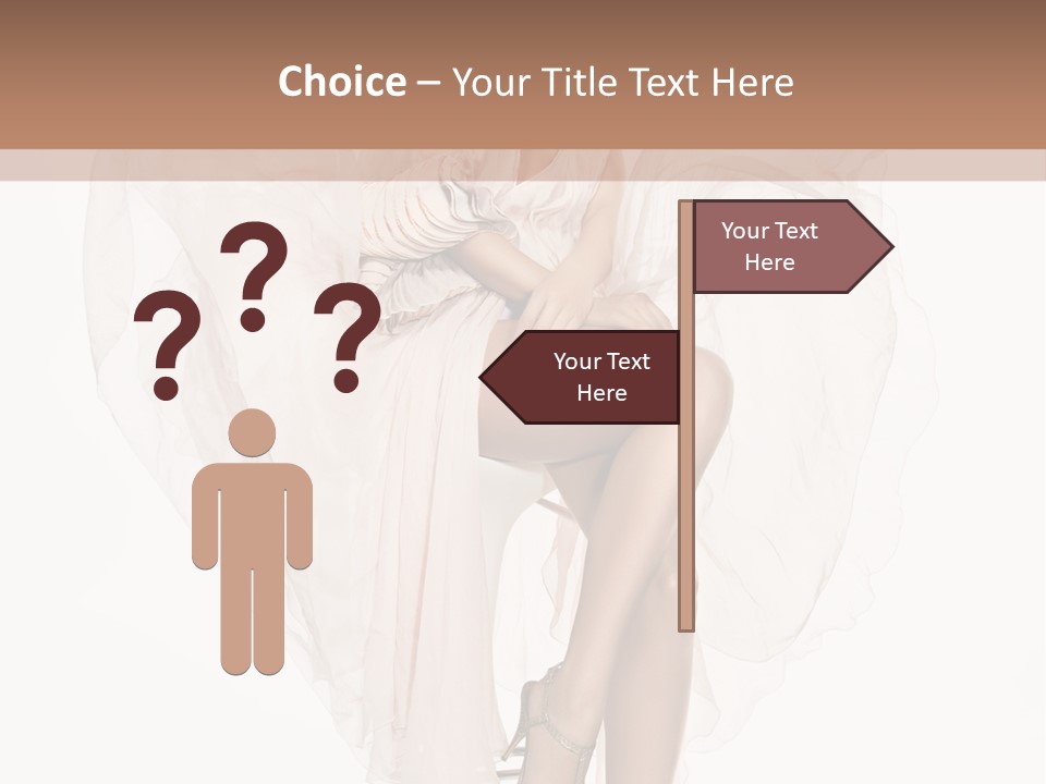 Hands Lady Legs PowerPoint Template