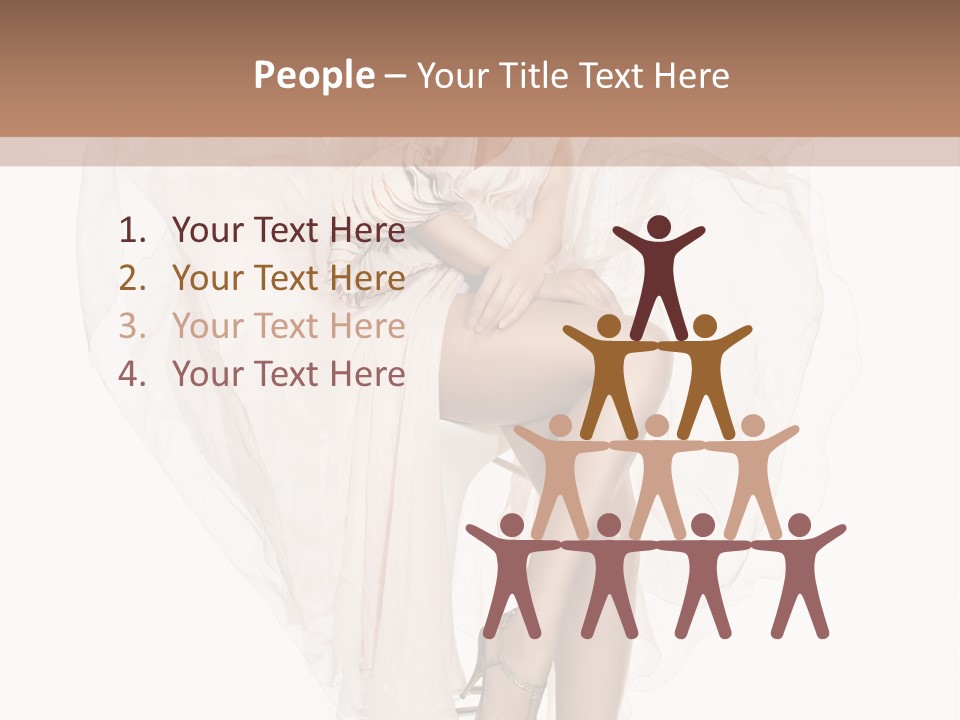 Hands Lady Legs PowerPoint Template