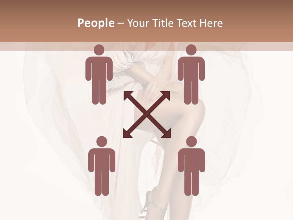 Hands Lady Legs PowerPoint Template
