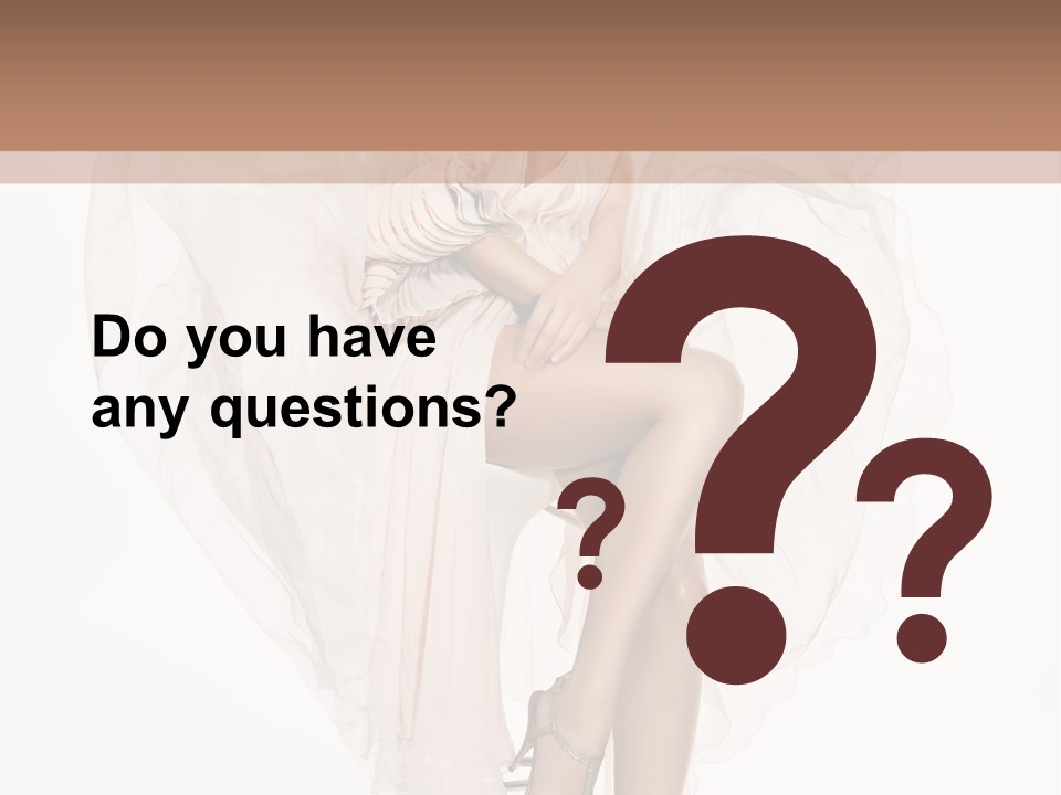 Hands Lady Legs PowerPoint Template