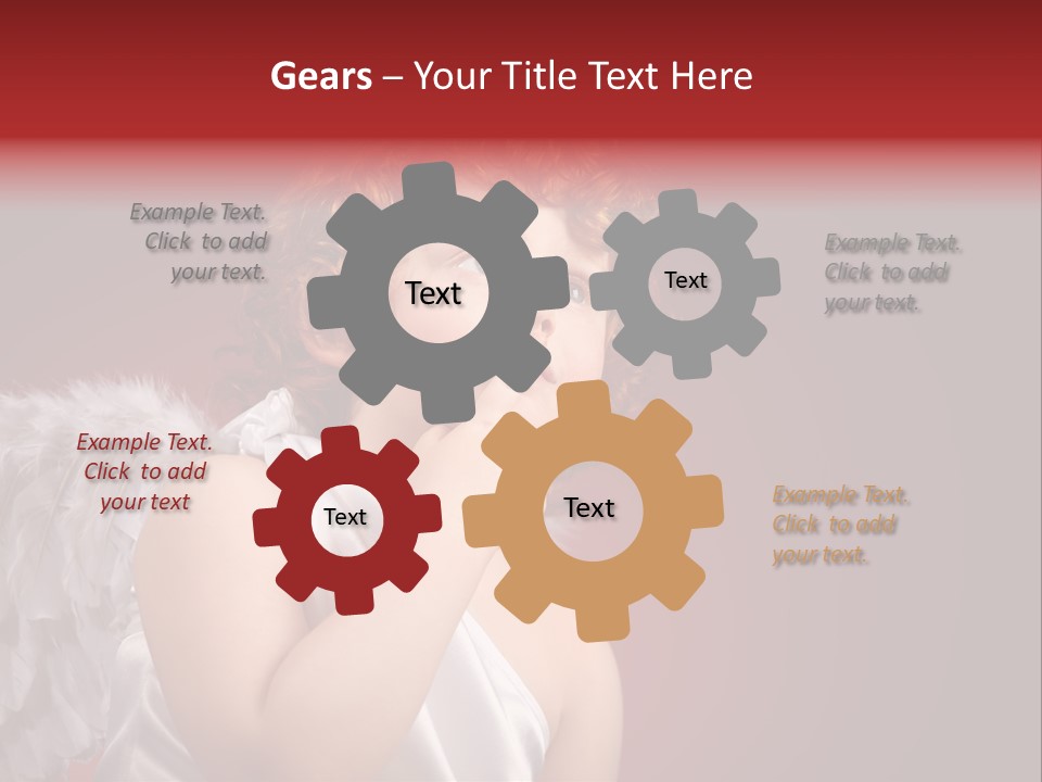 Vintage Blueprints Sofa PowerPoint Template