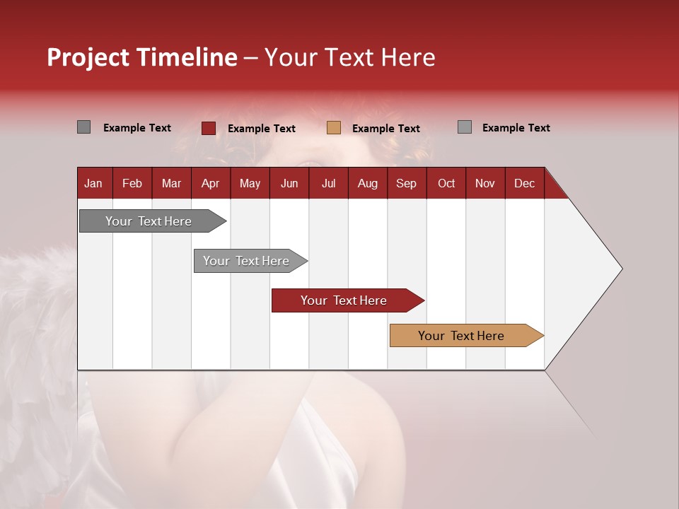 Vintage Blueprints Sofa PowerPoint Template