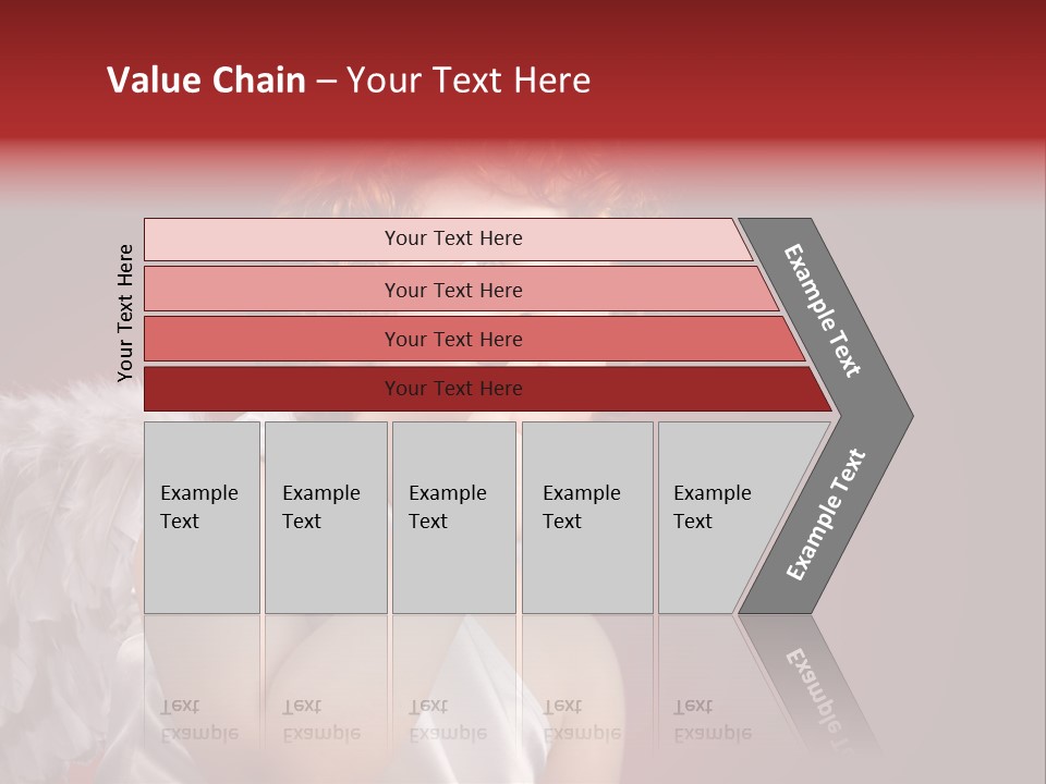 Vintage Blueprints Sofa PowerPoint Template
