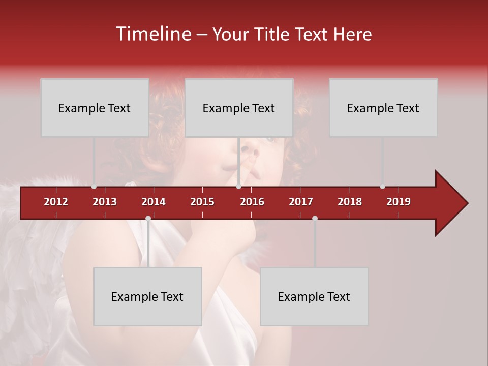 Vintage Blueprints Sofa PowerPoint Template