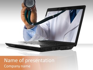 Web Diagnostic Scrubs PowerPoint Template