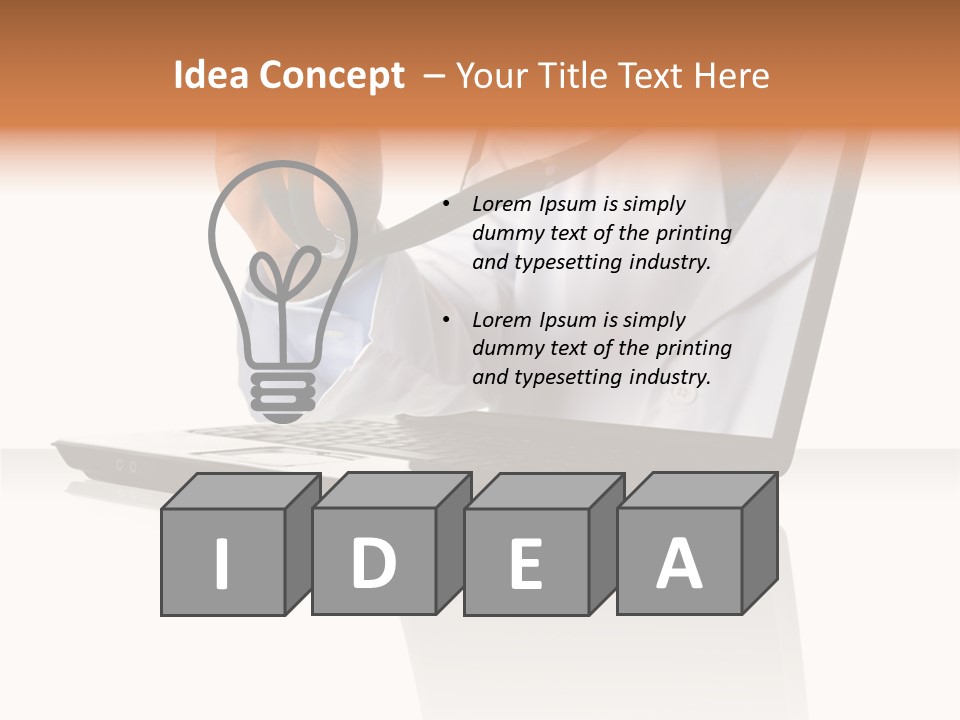 Web Diagnostic Scrubs PowerPoint Template