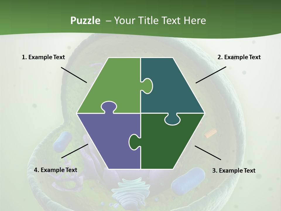 Death Microscope Small PowerPoint Template