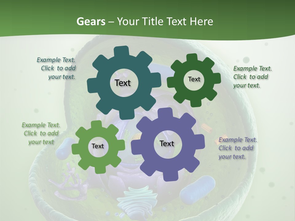 Death Microscope Small PowerPoint Template