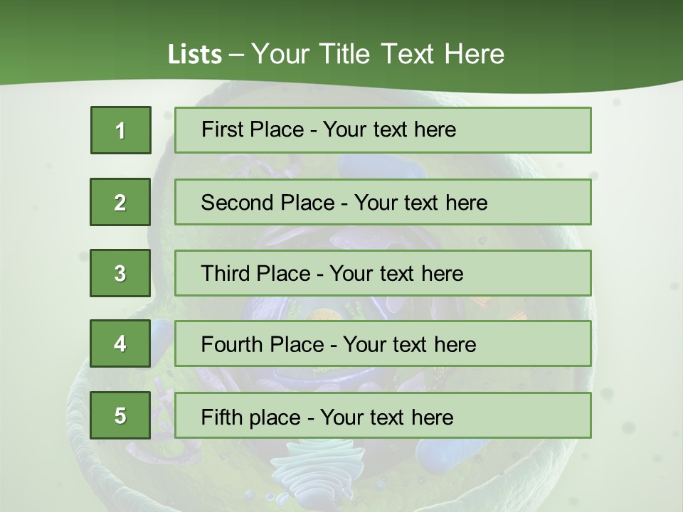 Death Microscope Small PowerPoint Template