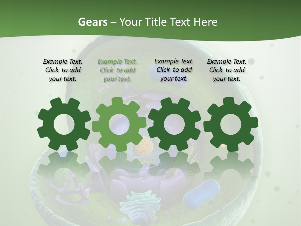 Death Microscope Small PowerPoint Template