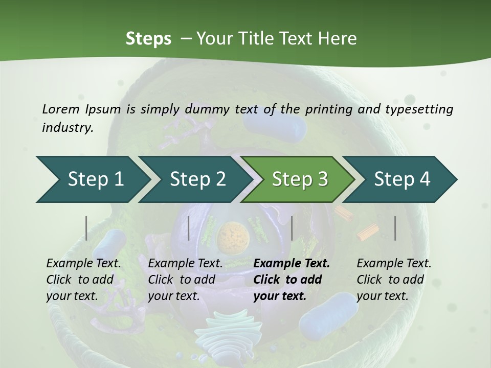 Death Microscope Small PowerPoint Template