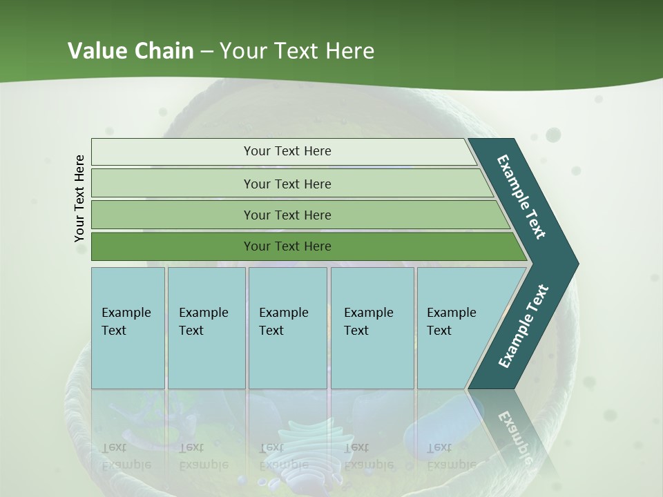 Death Microscope Small PowerPoint Template