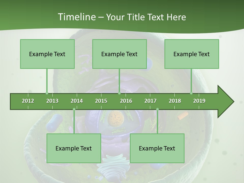 Death Microscope Small PowerPoint Template