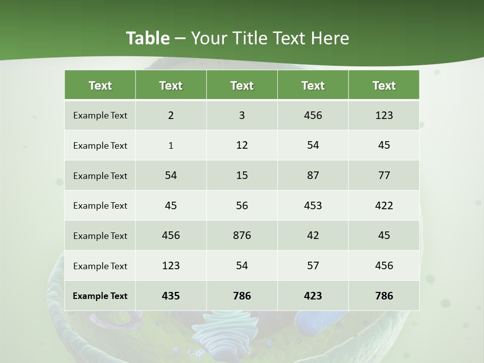 Death Microscope Small PowerPoint Template