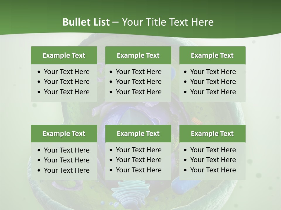 Death Microscope Small PowerPoint Template