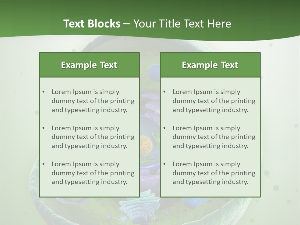 Death Microscope Small PowerPoint Template