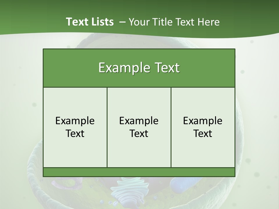 Death Microscope Small PowerPoint Template