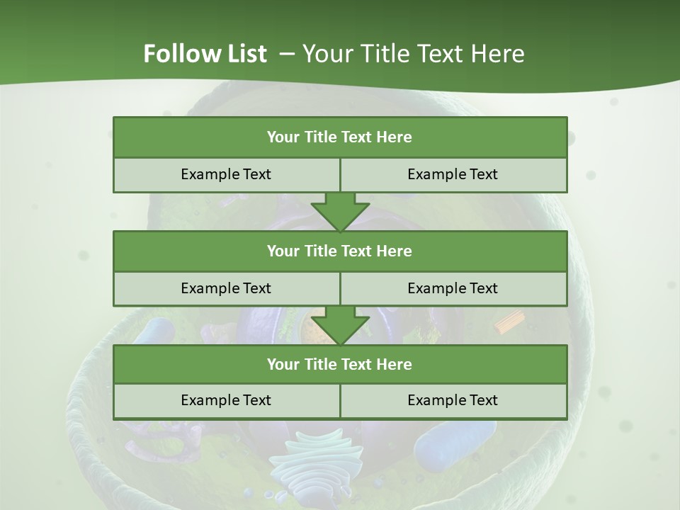 Death Microscope Small PowerPoint Template