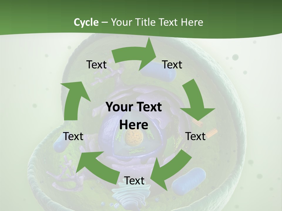 Death Microscope Small PowerPoint Template