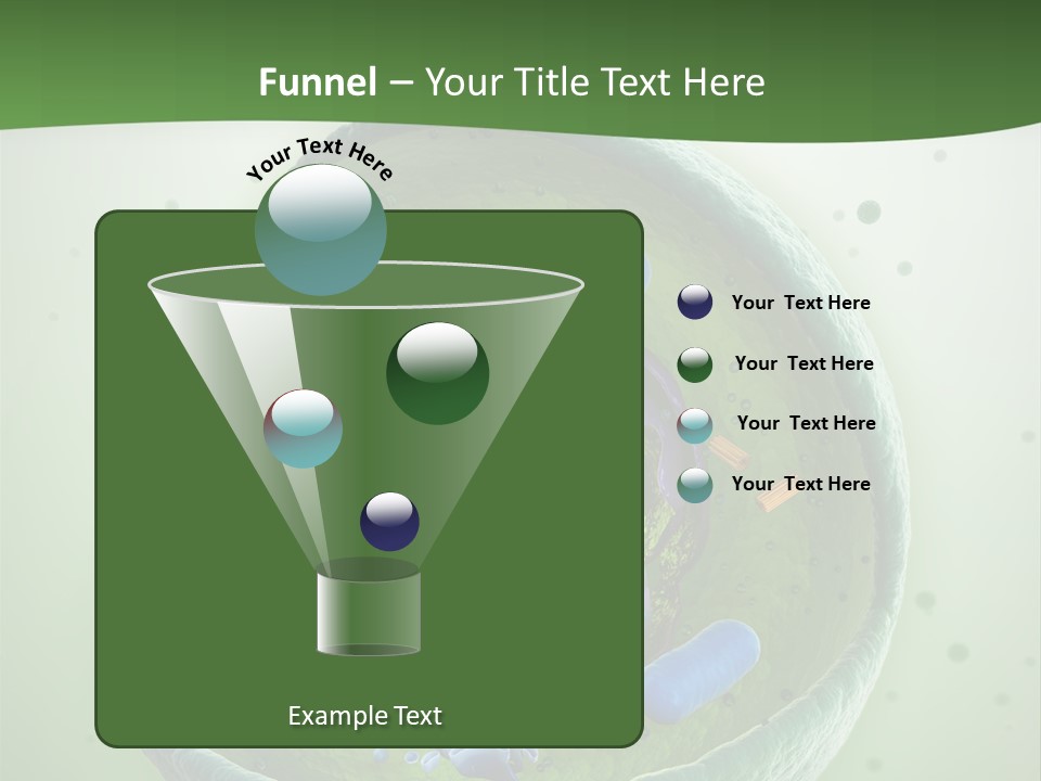 Death Microscope Small PowerPoint Template