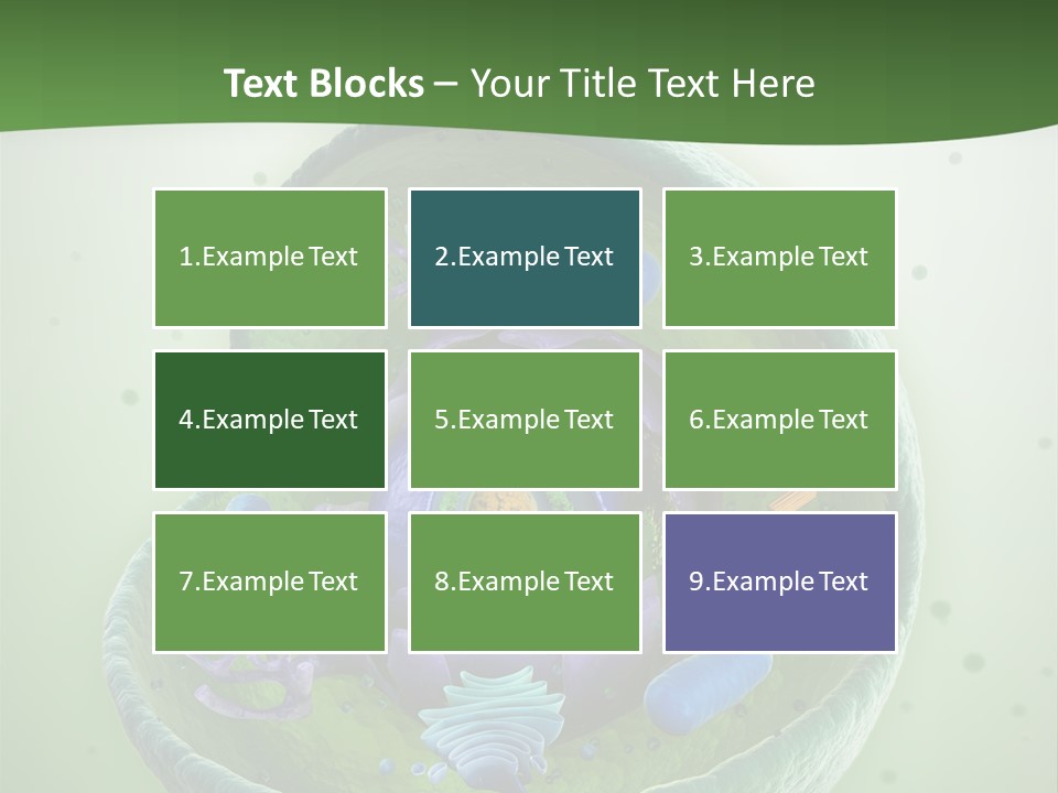 Death Microscope Small PowerPoint Template