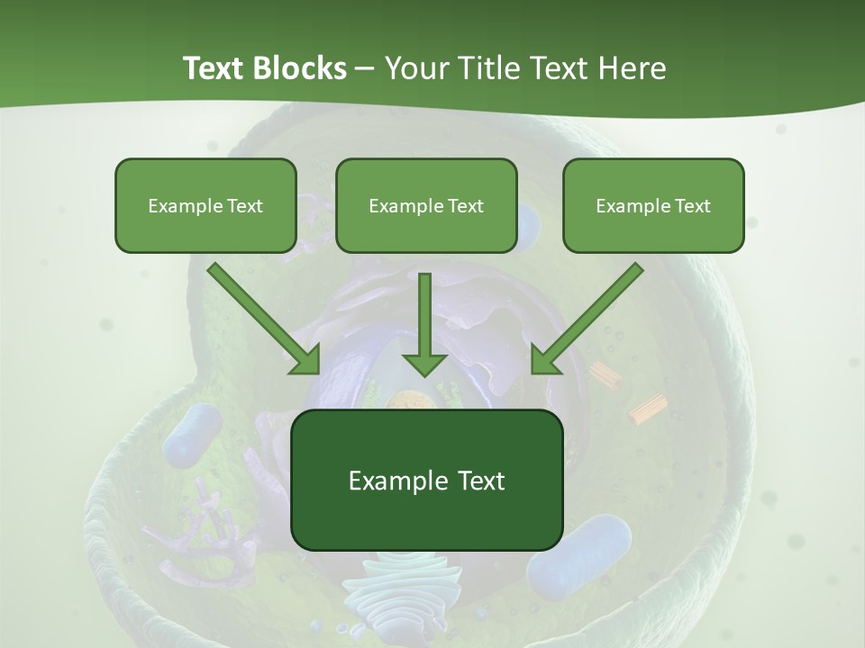 Death Microscope Small PowerPoint Template
