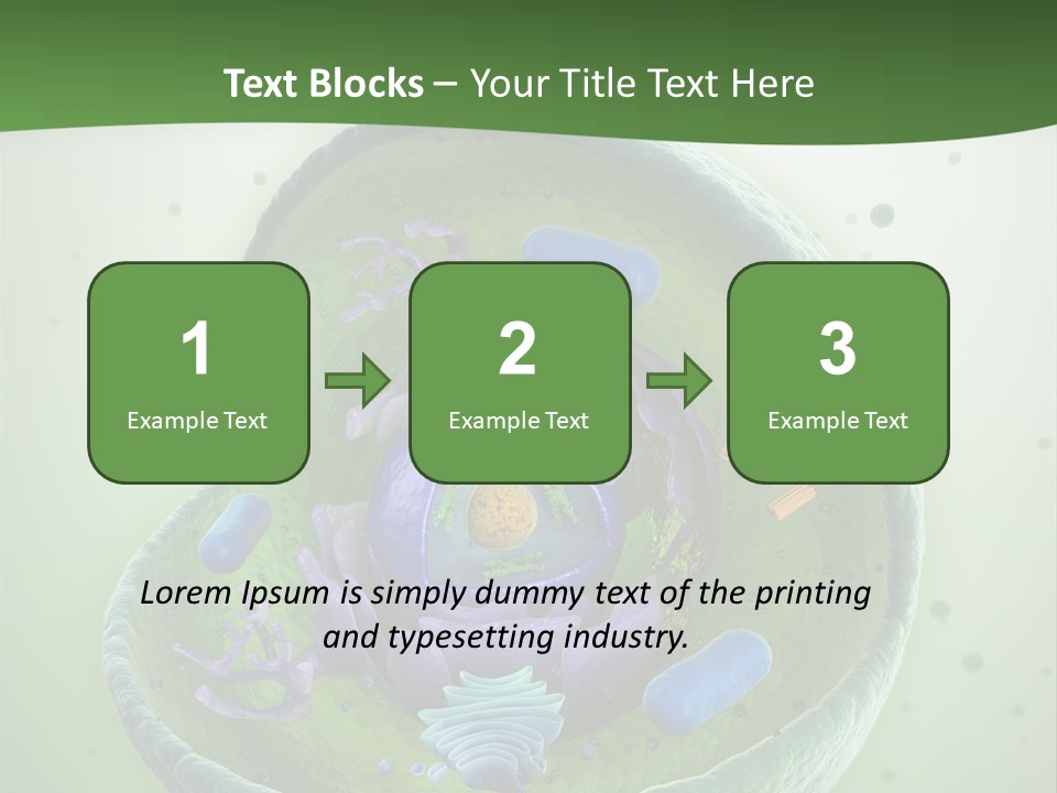 Death Microscope Small PowerPoint Template