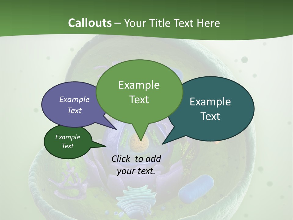 Death Microscope Small PowerPoint Template