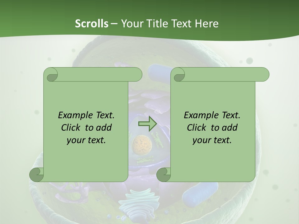 Death Microscope Small PowerPoint Template