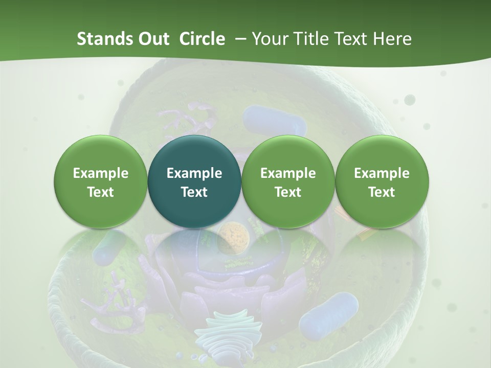 Death Microscope Small PowerPoint Template